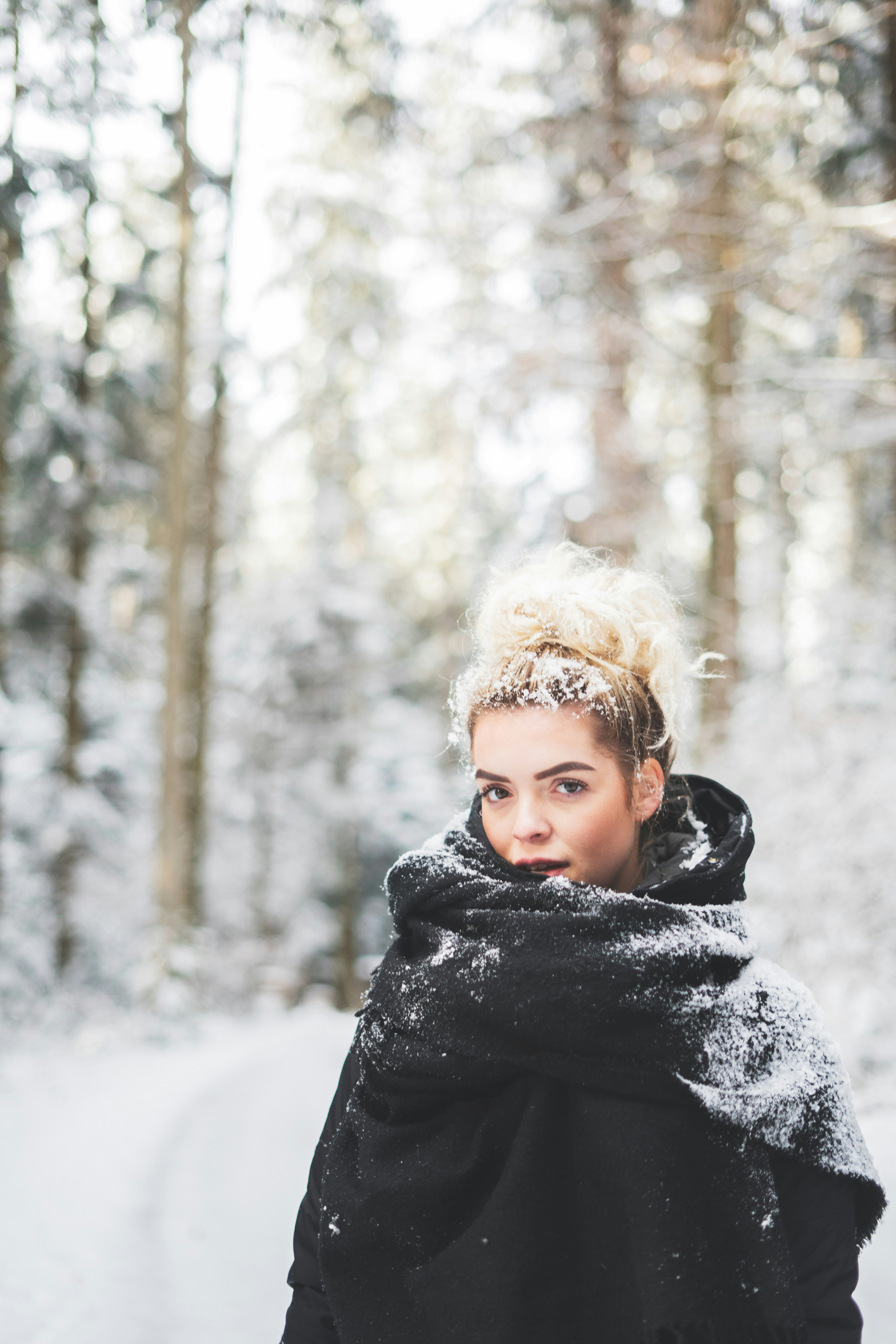 woman standing outdoor during day